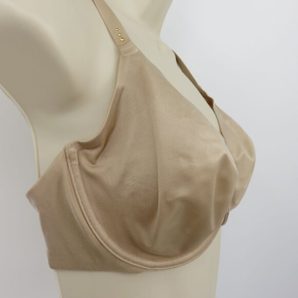 Victorias Secret 34DD Biofit Unlined Full Coverage Bra Beige Underwire Women - Picture 3 of 13